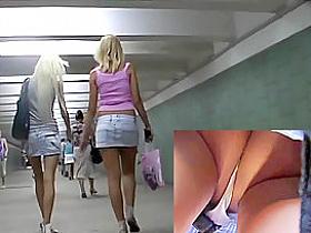 Hidden public upskirt