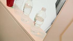 Brunette fucks bf on voyeur video