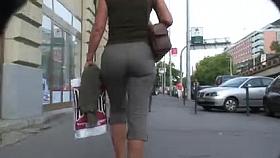 Amazing Mature's Ass Walking