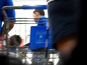 Upskirt Cheeks-Short Skirt Latina Milf!!