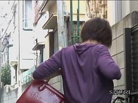 Short-haired vocal babe making loud noises during sharking meeting