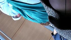 Seamed Pantyhose Upskirt