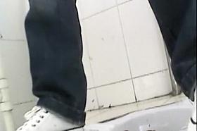 Spying an orgasm on a hard dick