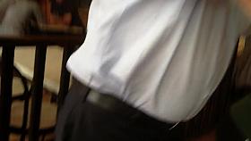 THONG SLIP - Pink Thong Exposed