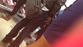 US MATURE BLUE DRESS AND PANTY QUICK SHOT