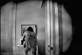 Spying my sexy wife alone at home and all naked