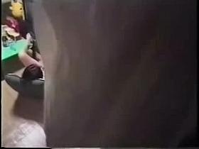 Sister spied through window. Watch her fingering