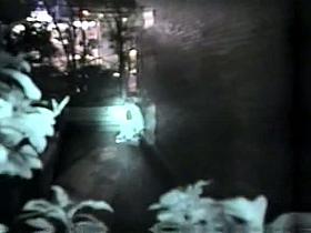 Asian couples caught fucking outdoors with a voyeur night cam