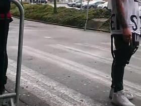 two candid short and pantyhose