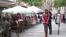 French brunette gets double penetration