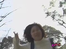 Jumpy young Japanese broad getting nicely tricked by crafty sharking bloke