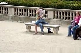 A man goes to a woman breasts under your shirt