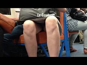 Upskirt on teach three