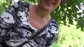 And The Outdoor Cum Swallow - Popp Sylvie