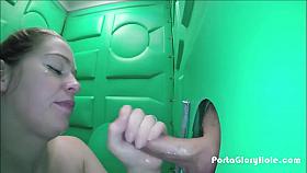 Gloryhole Blowjob Scene With Naughty Humpette