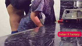 My Naughty Dever Caught Me In Kitchen During Cooking And Fucked Me Hard In Standing Position