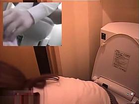 Hot Japanese Girl In Toilet Masturbating