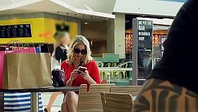 Stunning big ass Milf bangs peeping tom