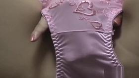 Asian babe masturbates