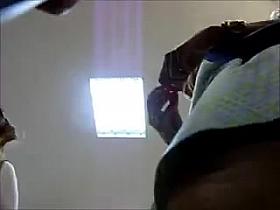 Her ass crack sucked in the thong panty