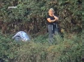 Real girls in turns spied pissing outdoor