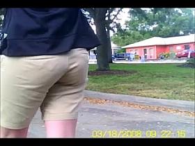 Candid Ass While Voting - NonNude