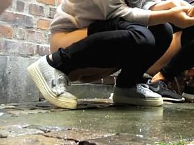 After party in the toillete