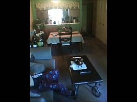 Flashing Cuban Milf indoor