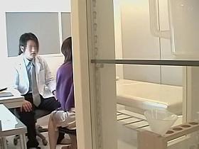 Japanese slut goes to the clinic and is fucked very rough