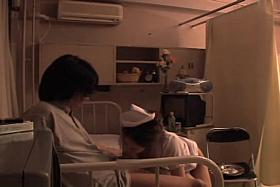 Blowjob and Japanese fucking from a hot naughty nurse