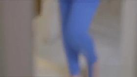 Voyeur fucks big tit babe in locker room