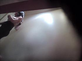 Girl out of her pants shot by voyeur cam in dressing room