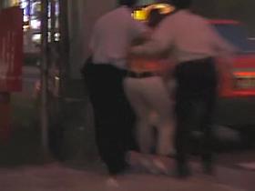 Candid voyeur shots of gorgeous amateur arse in tight pants