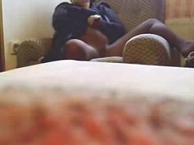 My chubby mom masturbating. Hidden cam