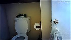 ex gf bathroom spy again!