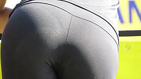 Magrinha de legging molhadinha HD