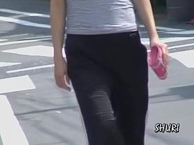 Tired Asian woman didn't expect to be street sharked.