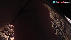 Mature woman caught on the hidden upskirt camera