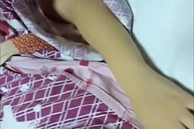 Man spying the hairy cunt of cute Asian girlfriend nrh017 00