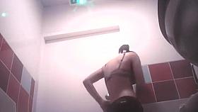 Found Voyeur 19 Coworker spied in shower