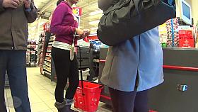 Leggings candid street 2