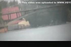 Nudist women spied in the river beach