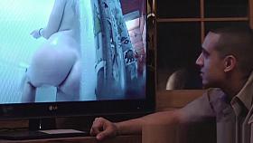 Stranded teen fucked in bondage action