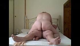 my bbw wife giving me a good cowgirl ride