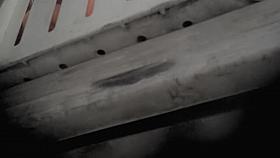 Sexy butt cheeks peeping from up babes jeans skirt