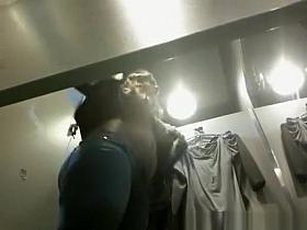 Cutie in a dressing room