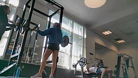 Gym fail and hot ass