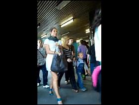 Upskirts - No Panties