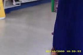 big booty blue dress(hidden cam)