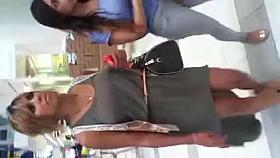 Hard nipples in dress